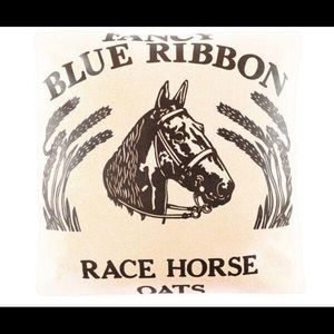 Brand New Rebecca Ray Equestrian Pillow